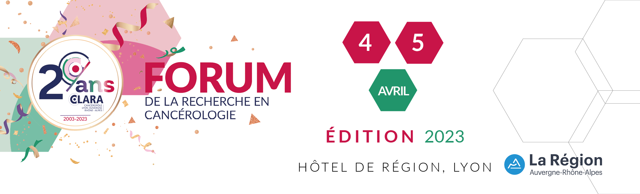 Forum de la recherche en cancérologie Auvergne-Rhône-Alpes